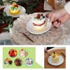 TAMAYKIM 5.5 Inch Porcelain Dessert Plates Set of 18, Small