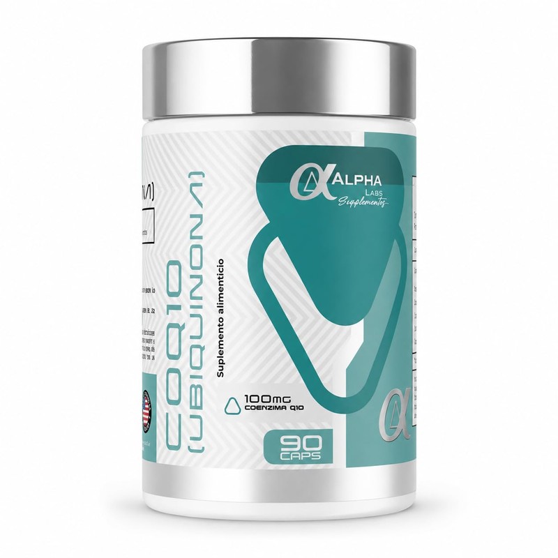 Coq10 Ubiquinona, 100 Mg Coenzima Q10, Suplemento Alimenticio, 90 C?psulas