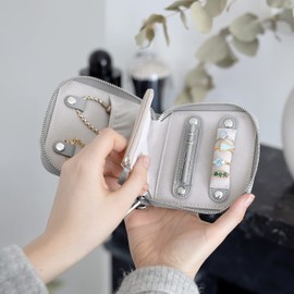 Stackers Compact Jewellery Roll Pebble Grey