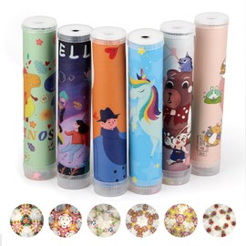 6Stk Klassisches DIY Kaleidoskop(Zufällige Farbe), Pädagogisches Kaleidoskop Geschenk, Vintage Retro Kaleidoskop Material, Kreative Hands-on Werkzeuge, Schule Klassenzimmer Belohnung für Studenten