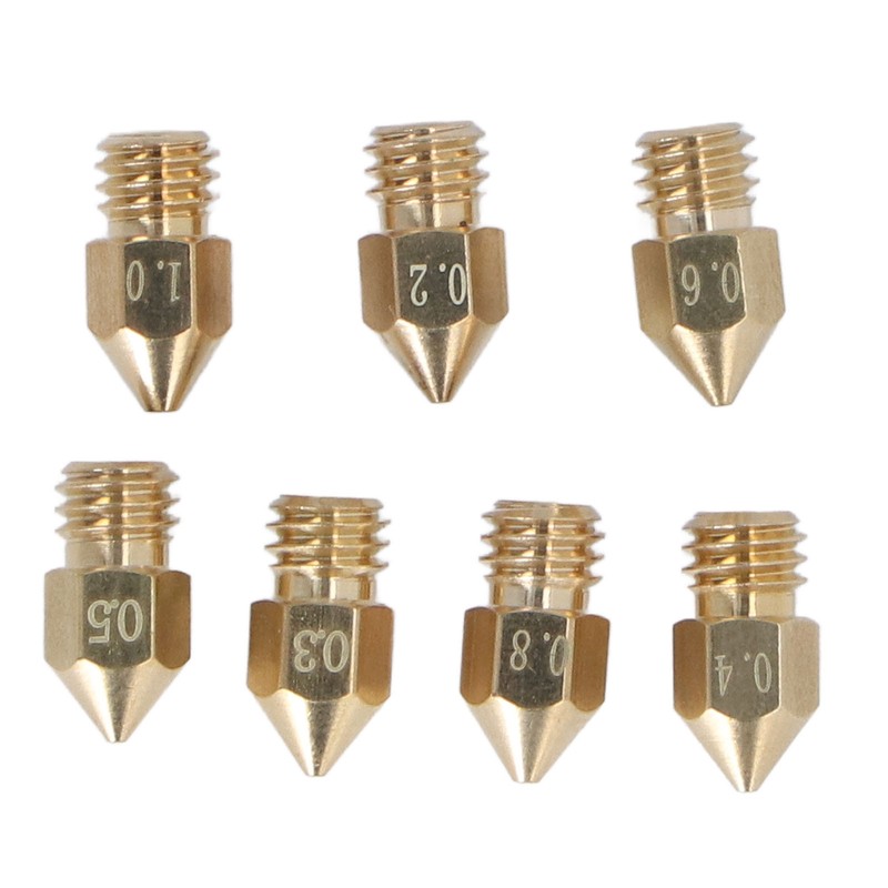 35 Pcs Set 3D Printer Nozzle Cleaning Kit MK8 Brass