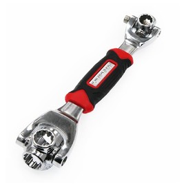 YWHWLX Universal Wrench 48 in 1 Socket, 360 Degree Adjustable Wrench Works with Spline Bolts, 6-12-Point, Torx, Square Damaged Bolts and Any Size Standard or Metric