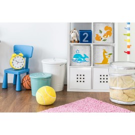 LuckySign-Care Children's Storage Box / Toy Basket (Whale)