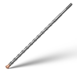 SDS Plus Hammer Drill Bits 14mm x 350mm Cross Drill Bits 4 Cutter Carbide Head Hammer Bit Tungsten Carbide Tip Rotary Impact Masonry Bit for Masonry, Stone, Concrete, Brick, Tiles