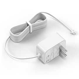 Charger Compatible with Somfy Sonesse Wirefree Motor Charger 9020672, Power Cord Compatible with Somfy Sonesse ST30(1003128)& R28(1240291) Wirefree Motor, Motorized Blinds Charger Cable Length 8.2FT