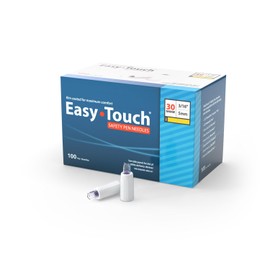 Easy Touch Safety Pen Needles, 30G, 3/16 inch (5mm), 100 Count