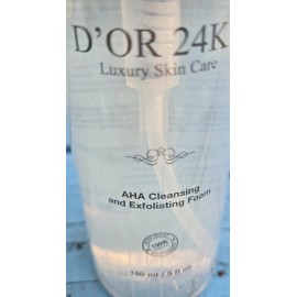 D'OR 24K Dor24k AHA Cleansing & Exfoliating Foam. Sealed