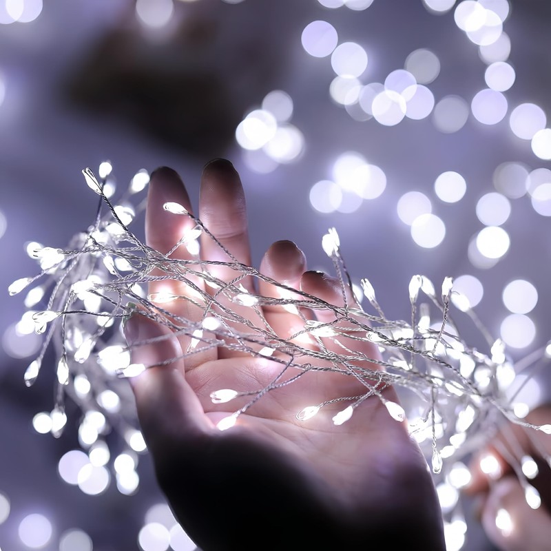 Clearhill 2Pack USB Fairy Lights with Remote Control, 20ft/6M 200LED