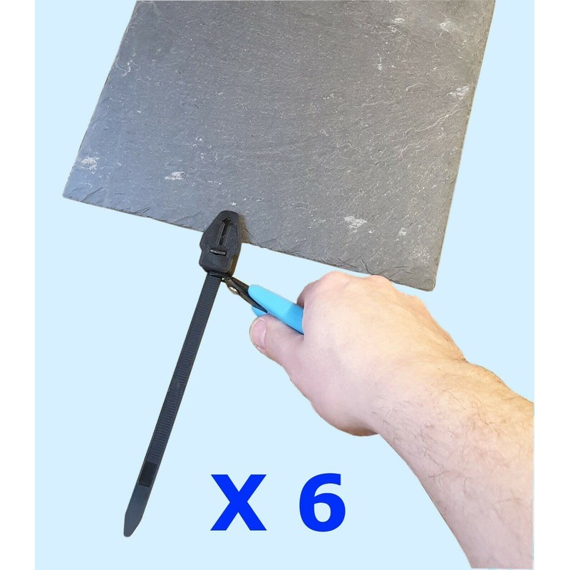 Slate roof Repair Strap Clips