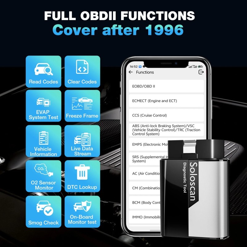 KINGBOLEN 2025 KINGBOLEN SOLOSCAN For GM/Buick/GMC OBD2 Scanner Car Diagnostic