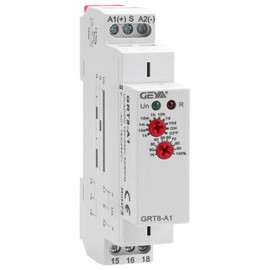 Time Relay 16A, IGEYAPA Delay On Timer Relay GRT8 A1 Voltage Range AC DC 12V to 240V DIN Rail Electronic Relays of Wide Time Delay Range for 0.1 Seconds to 10 Days