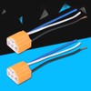 H4 Plug Motorcycle, Headlight Connector, 2 Pieces, Headlight Bulb, Right
