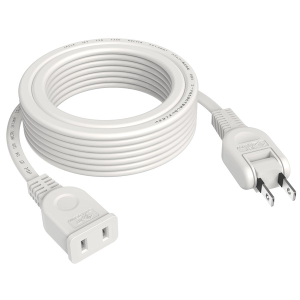 Extension Cord, Black, White, 15A, 1500W, 1500W, Tracking Resistant, Double Sheathing, Insulated Cap, AC Adapter, Neatly Connected, Outlet, Length Selectable, Soft, Slightly Cord, Power Cord,