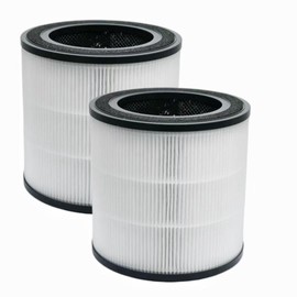 HOSECES Air 2000 Replacement Filter Compatible with Bosch Air 2000 Air Purifiers, H13 True HEPA Activated Carbon 2-in-1 High Efficiency Filtration Filter 2pack (AIR 2000)