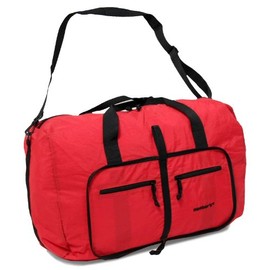 Members Large Ultra Lightweight Foldaway Holdall in Red (HA-0022)