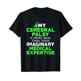 Cerebral Palsy CP Awareness Real Warrior Survivor T-Shirt