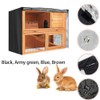 Universal Rabbit Hutch Cover, Waterproof Rabbit Cage Dust Cover Double