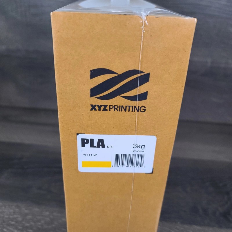 XYZprinting da Vinci PLA 3kg YELLOW 1.75mm Filament Spool with