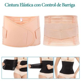 Banda del Vientre Posparto, Cintura Elástica, Cinturón Abdominal Suave, Cinturón Pélvico, Cinturón de Soporte Transpirable para la Recuperación Posparto de las Mujeres (Albaricoque, G)