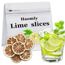 Dehydrated Lime Slices |3.53oz/100g| Dried Lime Slices for Cocktails Garnishing, Cooking, Baking, Fruit Tea Drinks,Wreath Making,Crafts | 100% Natural Dry Cocktail Limes |No Added Sugar| No Additive