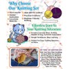 eMKay® My 1st Knitting Set – Beginner’s 6-Piece Craft Kit