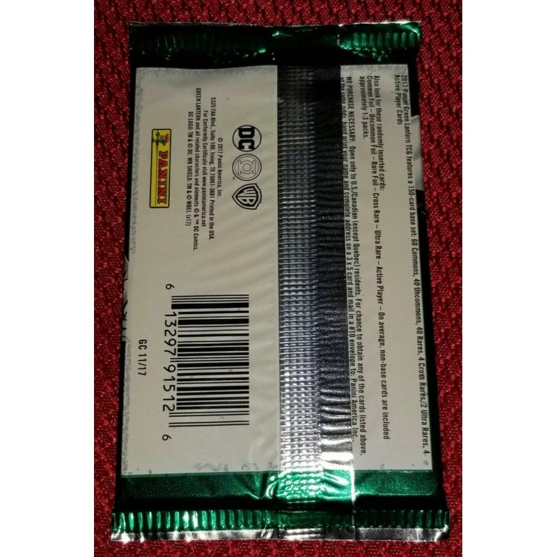 2017 Panini Green Lantern TCG 12 Card Pack