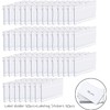 Baoswi Basket Labels Clip On,50PCS Clear Plastic Bin Clip Labels
