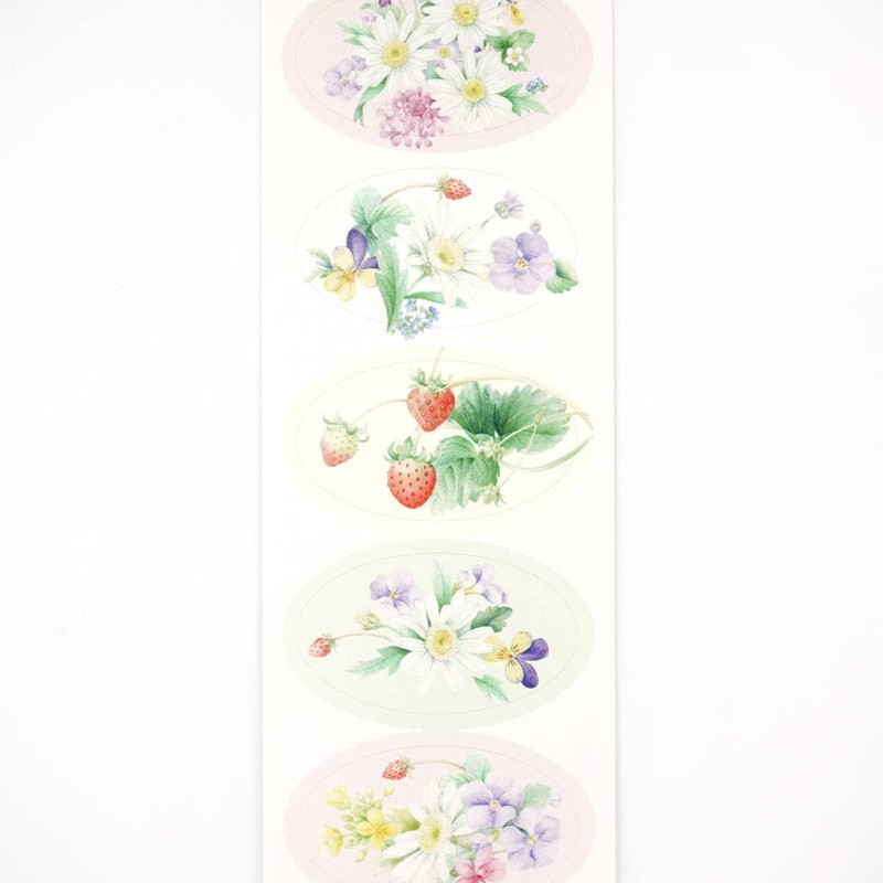 LST-239 (27) Strawberry Letter Set with Stickers, 12 Posts, 6
