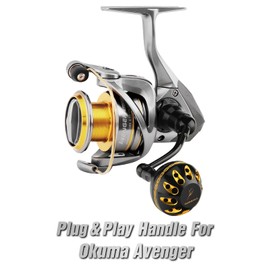 GOMEXUS Power Handle Compatible for Okuma Avenger Spinning Reel Handle