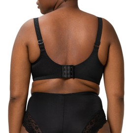 Triumph Womens Ladyform Soft W X Minimizer Bra, Black, 34D UK