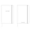 Cuaderno Cosido Media Carta Portada Tapa Suave Imitación Piel Hojas