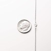 Sterling Silver Side Mini Initial Necklace