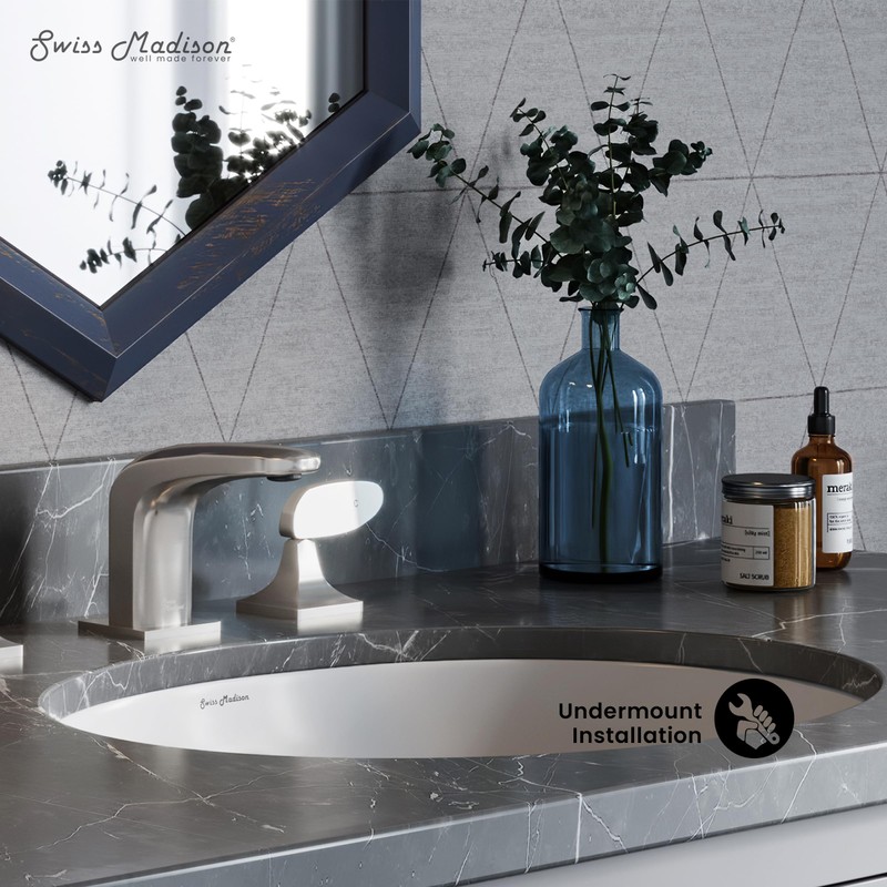 Monaco 18" Oval Under-Mount Bathroom Sink