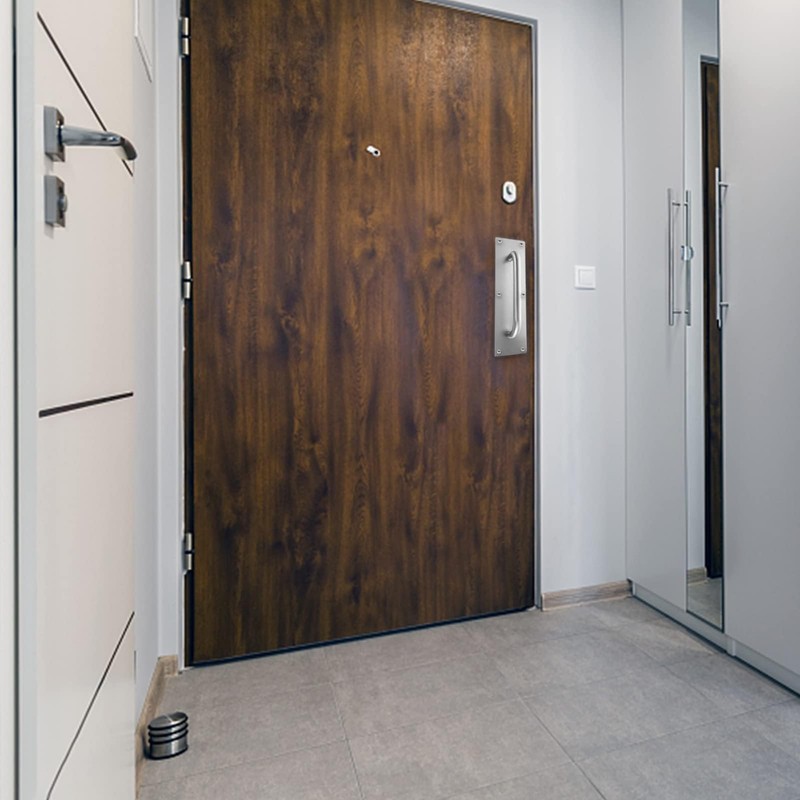 Sliding Door Handle,Fire Door Push Plate and Pull Handle,11.8x3.1inch Stainless