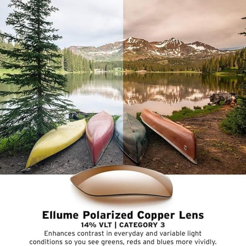 Zeal Optics Duskwing Classic Polarized Sunglasses, Tortoise Sky/Copper, Small