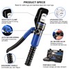 Solsop Hydraulic Crimping Tool 10 Ton with 9 Hex-Dies, 12–2/0