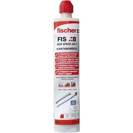 Fischer FIS AB 300 T injection mortar 300 ml with approval for concrete and wall, 1 piece, 535646, 535648