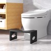 ROMGUAR CRAFT 7 Inch Bamboo Toilet Stool, Foldable Poop Stool,