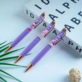 Sikyby Taurus Funny Pens Cute Floater Floating Liquid Writing Journaling Office Pen Unique Gift For Women Men