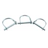 KKUANG 3PCS 6x50mm Carbon Steel D Locking Pin Semi Circular