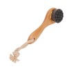 Manual Facial Cleansing Brush Men Women Beech Handle Soft Fiber