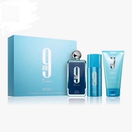 Afnan 9 AM Dive 3pc Gift Set Eau De Perfume EDP by Afnan 3.4oz / 100ml Plus More cologne fragrance