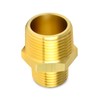 TAILONZ PNEUMATIC 5PCS Brass Pipe Fitting, Reducer Adapter, Hex Nipple,