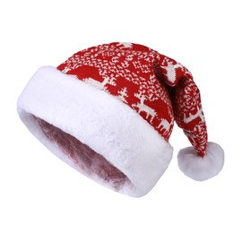 TAGVO Christmas Hat for Kids Adults, Christmas Party Hats Fancy Dress Christmas Hats Santa Hats, Christmas Fun Hats Santa Costume for Xmas Party Santa Hat Bulk