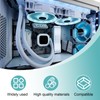 2 Pieces PWM Fan Hub, PC 5-Way Splitter Hub Adapter