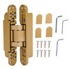 Hidden Door Hinges, Invisible Hinges for Hidden Door Silver Flush