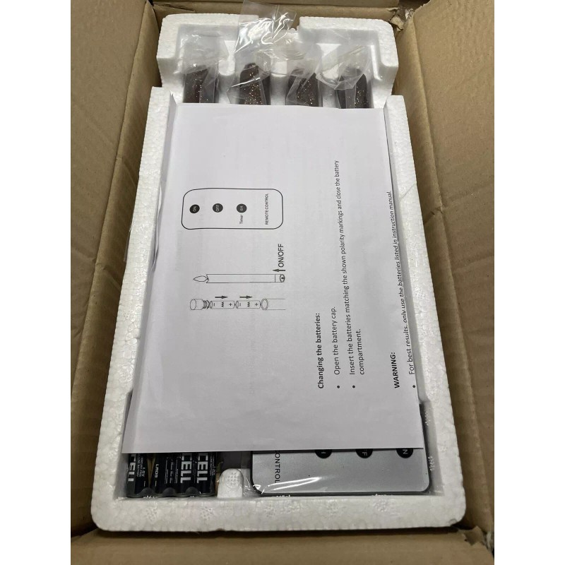 Unmatched Taper Candles 2 Pack Unmatched Taper Candles with Timer