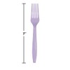 Luscious Lavender Purple Plastic Forks, 72 Count