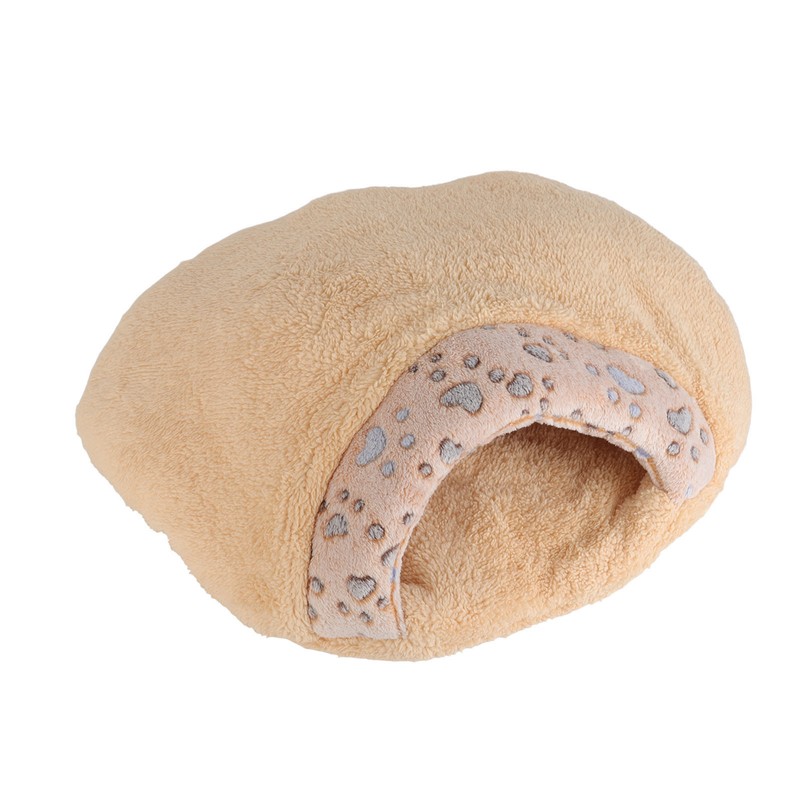 Hooded Cat Bed Thick Soft Comfortable Self Warming Cat Sleeping