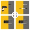Verdenu 10 Pack Broom Holder Wall Mount, Mop and Broom